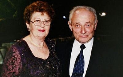 Liviu Librescu and his wife, Marlena Librescu, in an undated photograph (Librescu family via Getty Images via JTA)