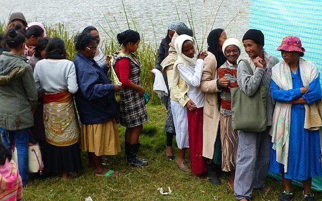 The conversion process included full-body immersions in a river located a 90-minute drive away from Antananarivo, Madagascar’s capital. (Deborah Josefson) The conversion process included full-body immersions in a river located a 90-minute drive away from Antananarivo, Madagascar’s capital. (Deborah Josefson)