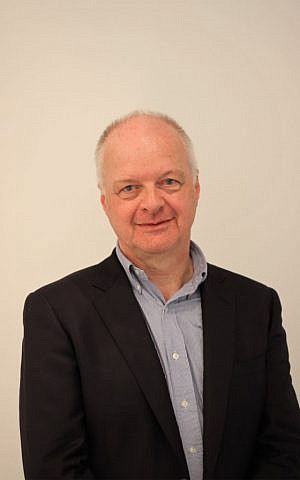 Robert Jan van Pelt, a professor at the University of Waterloo and the curator of "The Evidence Room" (Siobhan Allman/via JTA) 