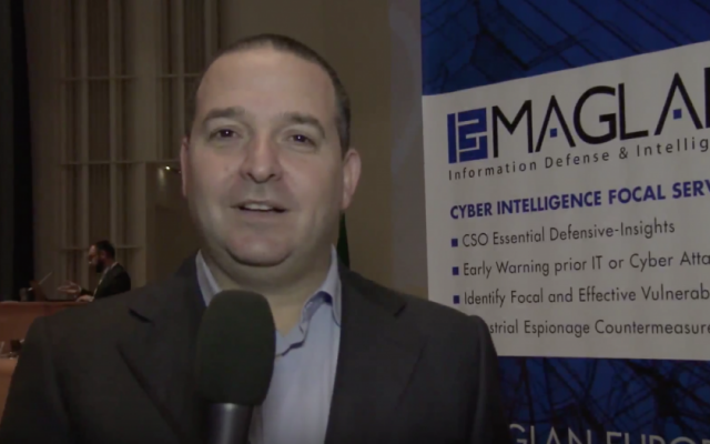 Shai Blitzblau, president and co-founder of Israeli cyber security company Maglan. (YouTube screenshot) Shai Blitzblau, president and co-founder of Israeli cyber security company Maglan. (YouTube screenshot)