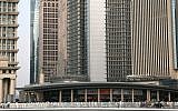 The area of the Oriental Pearl Radio & TV Tower in Shanghai, China, September 14, 2013. (Liron Almog/Flash90)