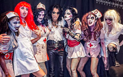 Alice Cooper and some of his stage personas for the wild, wacky ride that is an Alice Cooper concert (Courtesy Alice Cooper)