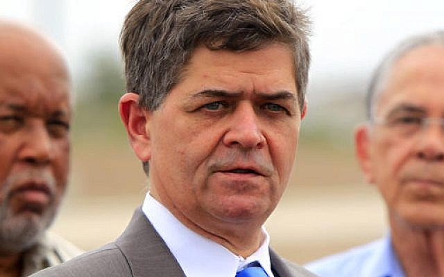 In this June 27, 2014 file photo, Rep. Filemon Vela, D-Texas talks to the media after touring the McAllen Border Patrol station, in McAllen, Texas. (Gabe Hernandez/The Monitor via AP, File) In this June 27, 2014 file photo, Rep. Filemon Vela, D-Texas talks to the media after touring the McAllen Border Patrol station, in McAllen, Texas. (Gabe Hernandez/The Monitor via AP, File)