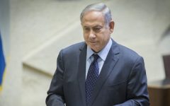 Prime Minister Benjamin Netanyahu addresses the Israeli parliament in the assembly hall of the Knesset, June 28, 2016. (Yonatan Sindel/Flash90)