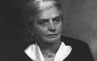 MP Eleanor Rathbone, who died in 1946, devoted much of her parliamentary career to working for refugees. (courtesy) MP Eleanor Rathbone, who died in 1946, devoted much of her parliamentary career to working for refugees. (courtesy)
