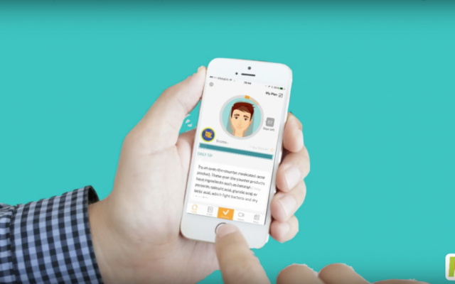 The MDacne app analyzes photos of users to diagnose their acne and recommend treatment. (YouTube screenshot) The MDacne app analyzes photos of users to diagnose their acne and recommend treatment. (YouTube screenshot)