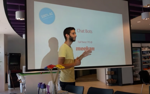 Meekan's Eyal Yavor (YouTube screenshot)