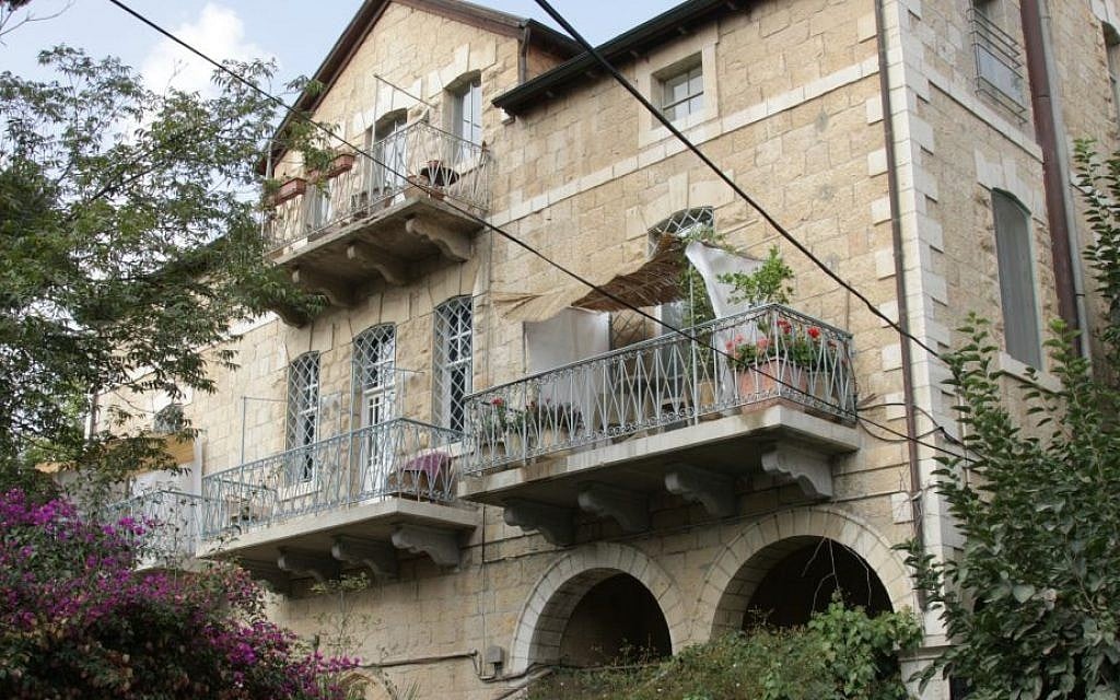 The Francis House dates back to the end of the 19th century, although the upper stories were added later. (Shmuel Bar-Am)