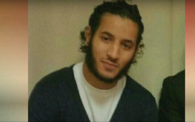 Larossi Abballa, who French police say stabbed to death a police officer and his partner in the northwestern Paris suburb of Magnanville, France, June 13, 2016. (YouTube/AFP)