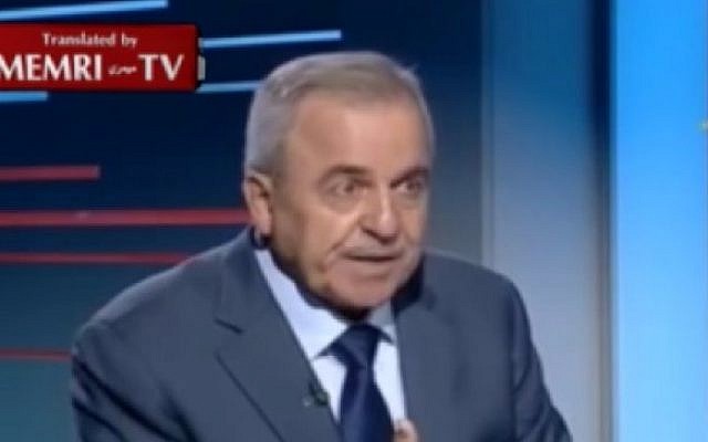 Hezbollah MP Walid Sukkarieh speaks on group's al-Manar TV station on June 18, 2016 (Screenshot/MEMRI) Hezbollah MP Walid Sukkarieh speaks on group's al-Manar TV station on June 18, 2016 (Screenshot/MEMRI)