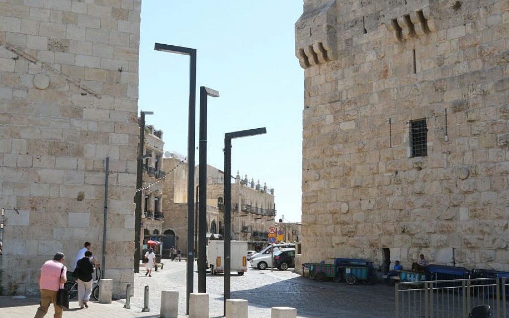 Jerusalem’s Jaffa Gate is one of the main entrances to the Old City today. (Shmuel Bar-Am)