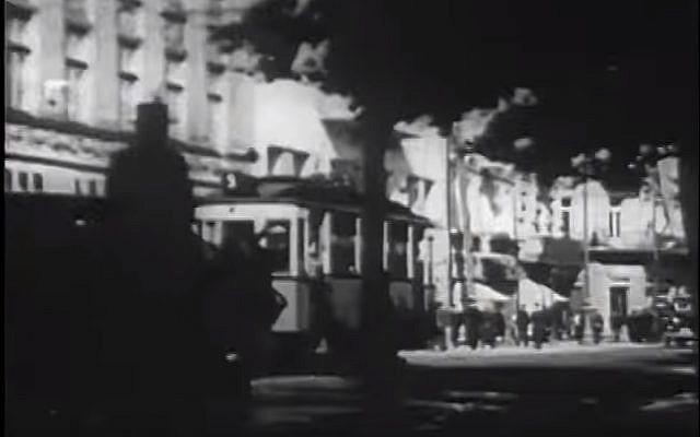 Jews in Lviv, Ukraine in 1938 (YouTube screenshot)