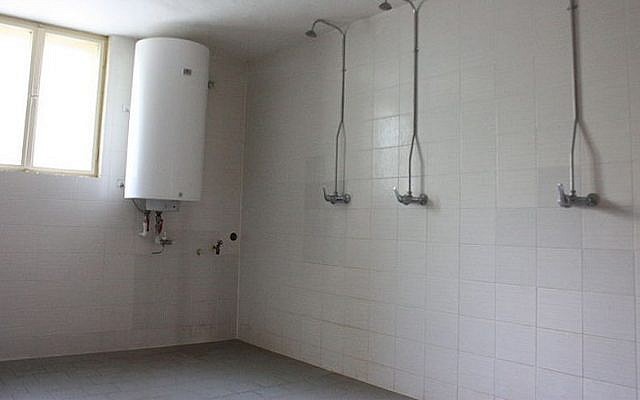 An illustrative photograph of a school shower (Wikimedia Commons)