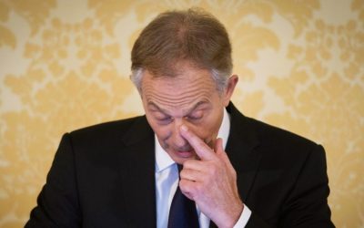 Former British Prime Minister Tony Blair addresses a news conference in London on July 6, 2016, following the outcome of the Iraq Inquiry report.(AFP PHOTO / POOL / Stefan Rousseau) Former British Prime Minister Tony Blair addresses a news conference in London on July 6, 2016, following the outcome of the Iraq Inquiry report.(AFP PHOTO / POOL / Stefan Rousseau)