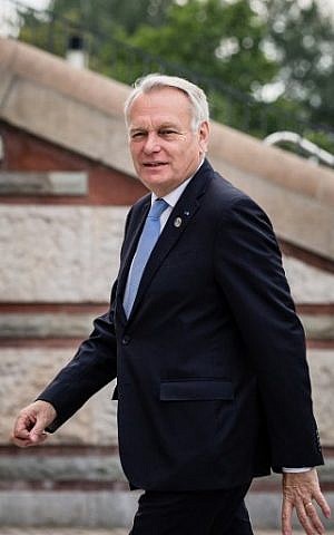 French Foreign Minister Jean-Marc Ayrault in Warsaw, Poland, July 9, 2016. (AFP/WOJTEK RADWANSKI)