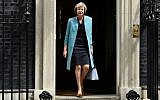 British Home Secretary Theresa May walks out of 10 Downing Street  in central London after a cabinet meeting on June 27, 2016. (Leon Neal/AFP)
