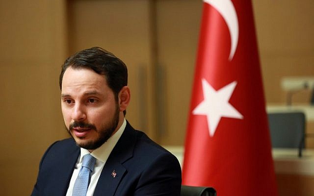 Turkish Minister of Energy Berat Albayrak addresses the media in Ankara, on July 27, 2016. (AFP PHOTO / ADEM ALTAN) Turkish Minister of Energy Berat Albayrak addresses the media in Ankara, on July 27, 2016. (AFP PHOTO / ADEM ALTAN)