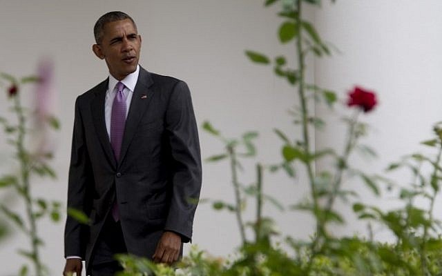 US President Barack Obama walks from the residence to the Oval Office at the White House in Washington, DC, July 27, 2016. (AFP/Jim Watson) US President Barack Obama walks from the residence to the Oval Office at the White House in Washington, DC, July 27, 2016. (AFP/Jim Watson)