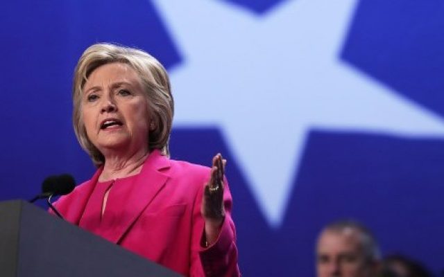 US Democratic presidential candidate Hillary Rodham Clinton addresses the 95th Representative Assembly of the National Education Association July 5, 2016 in Washington, DC. (Alex Wong/Getty Images/AFP) US Democratic presidential candidate Hillary Rodham Clinton addresses the 95th Representative Assembly of the National Education Association July 5, 2016 in Washington, DC. (Alex Wong/Getty Images/AFP)