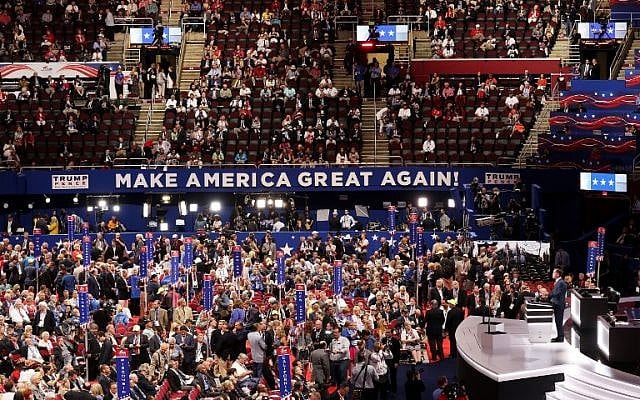 Michigan Attorney General Bill Schuette speaks during the first day of the Republican National Convention on July 18, 2016 at the Quicken Loans Arena in Cleveland, Ohio. (John Moore/Getty Images/AFP) Michigan Attorney General Bill Schuette speaks during the first day of the Republican National Convention on July 18, 2016 at the Quicken Loans Arena in Cleveland, Ohio. (John Moore/Getty Images/AFP)