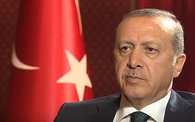 Turkish President Recep Tayyip Erdogan speaks to CNN on July 18, 2016 (YouTube screenshot)