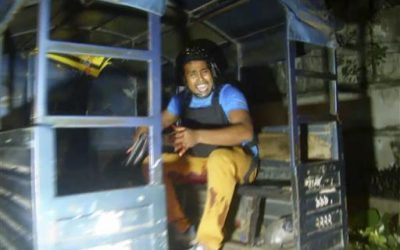 n this Friday, July 1, 2016, image made from video, an injured security officer, reacts as he sits in the back of a truck after a gunfight with militants who took hostages at a restaurant popular with foreigners in Dhaka, Bangladesh. (AP Photo) n this Friday, July 1, 2016, image made from video, an injured security officer, reacts as he sits in the back of a truck after a gunfight with militants who took hostages at a restaurant popular with foreigners in Dhaka, Bangladesh. (AP Photo)