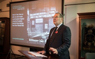 Alan Fell, Project Director of We Were There Too presents the new interactive digital archive funded by the Heritage Lottery. (Blake Ezra)