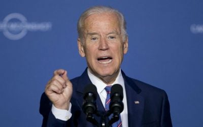 Vice President Joe Biden speaks at the Cancer Moonshot Summit at Howard University in Washington, Wednesday, June 29, 2016. (AP Photo/Carolyn Kaster)