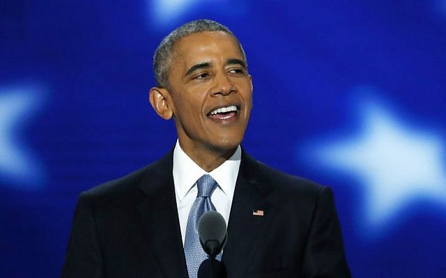President Barack Obama speaks during the third day of the Democratic National Convention in Philadelphia, Wednesday, July 27, 2016. (AP Photo/J. Scott Applewhite)