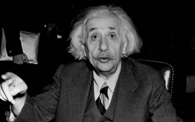 German-born American physicist Albert Einstein, 1946. (Central Press/Getty Images via JTA) German-born American physicist Albert Einstein, 1946. (Central Press/Getty Images via JTA)
