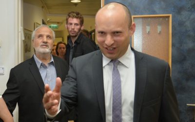 Education Minister Naftali Bennett, July 7, 2016. (Flash90)