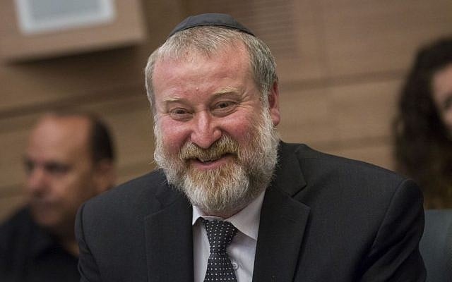 Attorney General Avichai Mandelblit attends a Constitution, Law, and Justice, Committee meeting in the Knesset, July 18, 2016. (Miriam Alster/Flash90) 