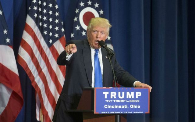 Republican presidential candidate Donald Trump speaks during a campaign rally at the Sharonville Convention Center in Cincinnati, Ohio, Wednesday, July 6, 2016. (AP Photo/John Minchillo) Republican presidential candidate Donald Trump speaks during a campaign rally at the Sharonville Convention Center in Cincinnati, Ohio, Wednesday, July 6, 2016. (AP Photo/John Minchillo)