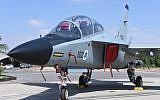 An Israeli Air Force M-346 Lavi jet trainer aircraft. (Defense Ministry)