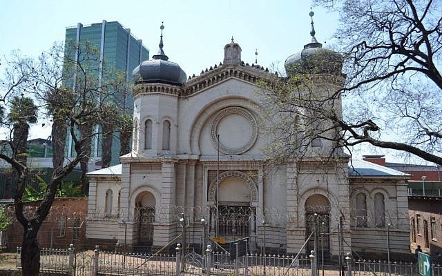 Illustrative photo of the Old Synagogue on Paul Kruger Street in Pretoria, South Africa. (CC BY-SA PHParsons, Wikimedia Commons)