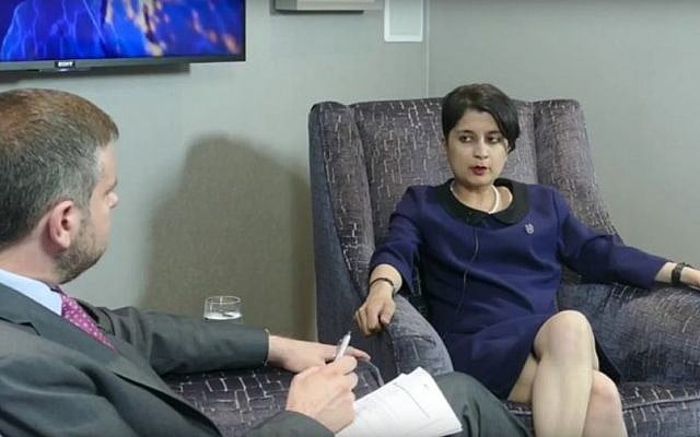 Shami Chakrabarti, interviewed on J-TV by Alan Mendoza, July 2016 (YouTube screenshot) Shami Chakrabarti, interviewed on J-TV by Alan Mendoza, July 2016 (YouTube screenshot)