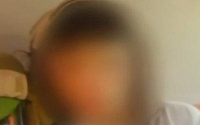 Pedaya Mark, the son of Otniel yeshiva head Miki Mark speaks to Channel 2 of the terror attack in which his father was killed on July 1, 2016 (Channel 2 News)