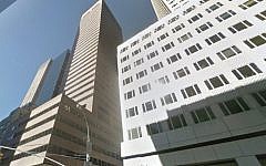 The building at 650 5th Avenue in New York at the center of a case related to compensation for victims of Iran-sponsored terror. (Screen capture: Google street view)