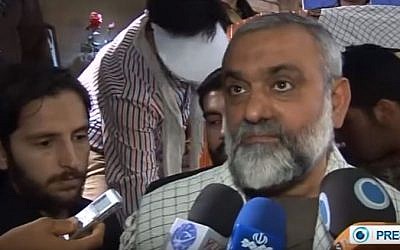 General Mohammad Reza Naghdi, commander of the Iran's Basij Resistance Force. (YouTube/Press TV)