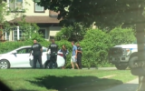New York police take part in a surprise wedding proposal for Jewish couple (Screen capture: Youtube)