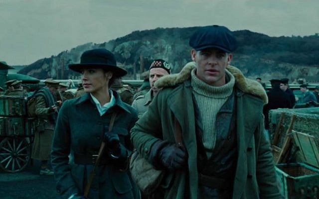 Gal Gadot, left, and Chris Pine in Warner Brothers' "Wonder Woman." (YouTube screen capture)