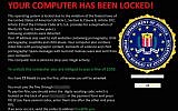 Screenshot of a ransomware exploit (Courtesy)