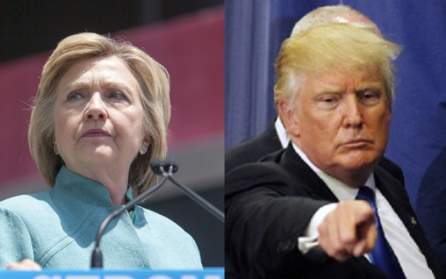 Presidential candidates Hillary Clinton and Donald Trump. (Jessica Kourkounis, Jogn Sommers II/AFP)
