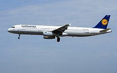 This file photo taken on June 06, 2016 shows an airplane of the German airline Lufthansa landing at Barcelona's airport in El Prat de Llobregat. (AFP PHOTO / JOSEP LAGO)