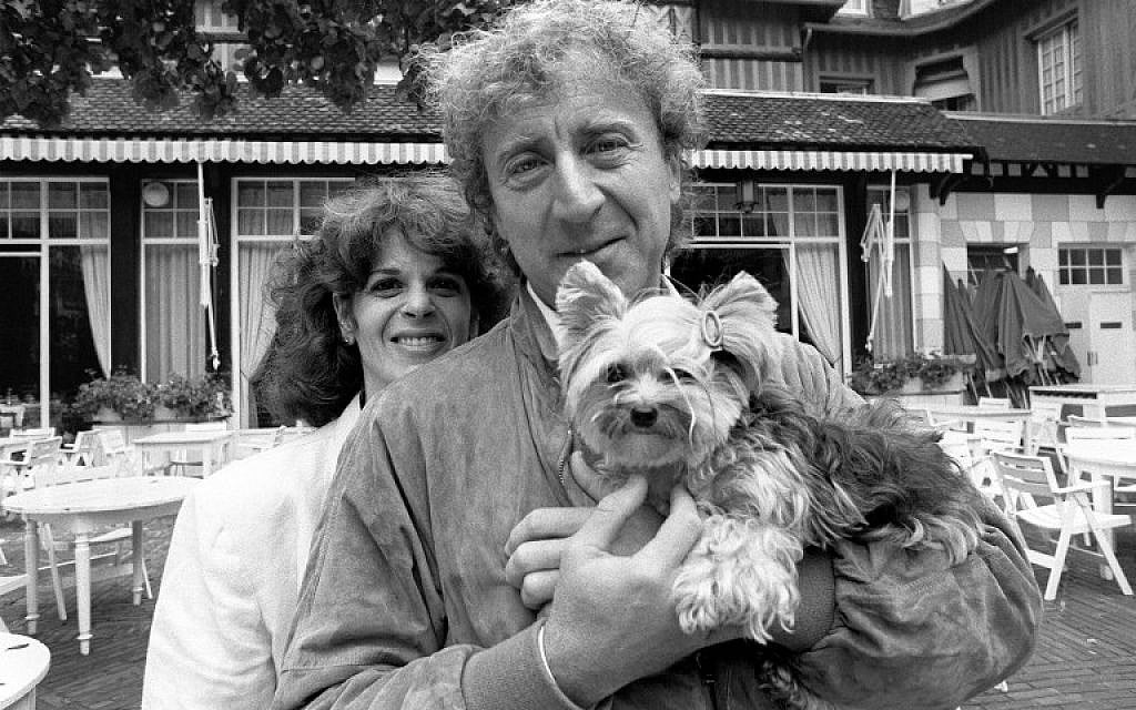 This file photo taken on September 7, 1984 shows US actor and director Gene Wilder with his wife Gilda Radner, during the 10th American Film Festival of Deauville. (AFP PHOTO / Mychele DANIAU)