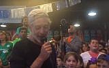 Reggae singer Matisyahu performs at a Jewish Orthodox summer camp in Pennsylvania in August 2016 (YouTube screenshot)