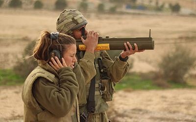 Illustrative. An IDF soldier fires a Light Anti-tank Weapon (LAW) missile, while another soldier watches, during a training exercise at an army base in southern Israel on December 4, 2012. (Zev Marmorstein/IDF Spokesperson's Unit/Flickr) Illustrative. An IDF soldier fires a Light Anti-tank Weapon (LAW) missile, while another soldier watches, during a training exercise at an army base in southern Israel on December 4, 2012. (Zev Marmorstein/IDF Spokesperson's Unit/Flickr)
