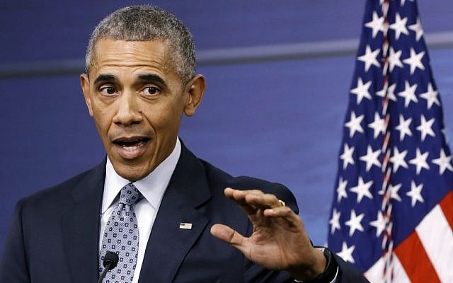 US President Barack Obama answers a question during a news conference Thursday, August 4, 2016, at the Pentagon in Washington. (AP/Jacquelyn Martin) US President Barack Obama answers a question during a news conference Thursday, August 4, 2016, at the Pentagon in Washington. (AP/Jacquelyn Martin)