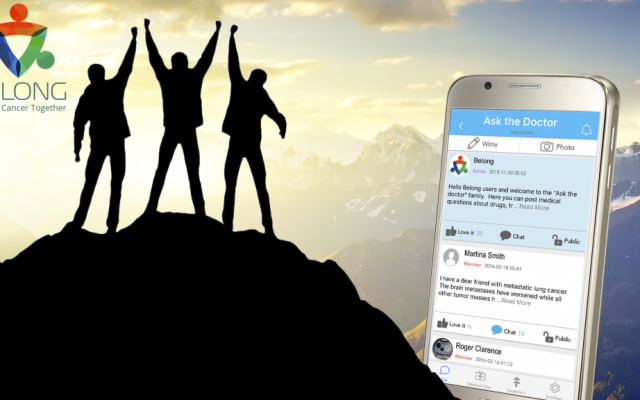 Belong's mobile app aims to help cancer patients navigate the tough journey (Courtesy)