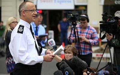 Scotland Yard's Assistant Commissioner Mark Rowley speaks to the media outside New Scotland Yard, in London, August 4, 2016. (Jonathan Brady/PA via AP) Scotland Yard's Assistant Commissioner Mark Rowley speaks to the media outside New Scotland Yard, in London, August 4, 2016. (Jonathan Brady/PA via AP)